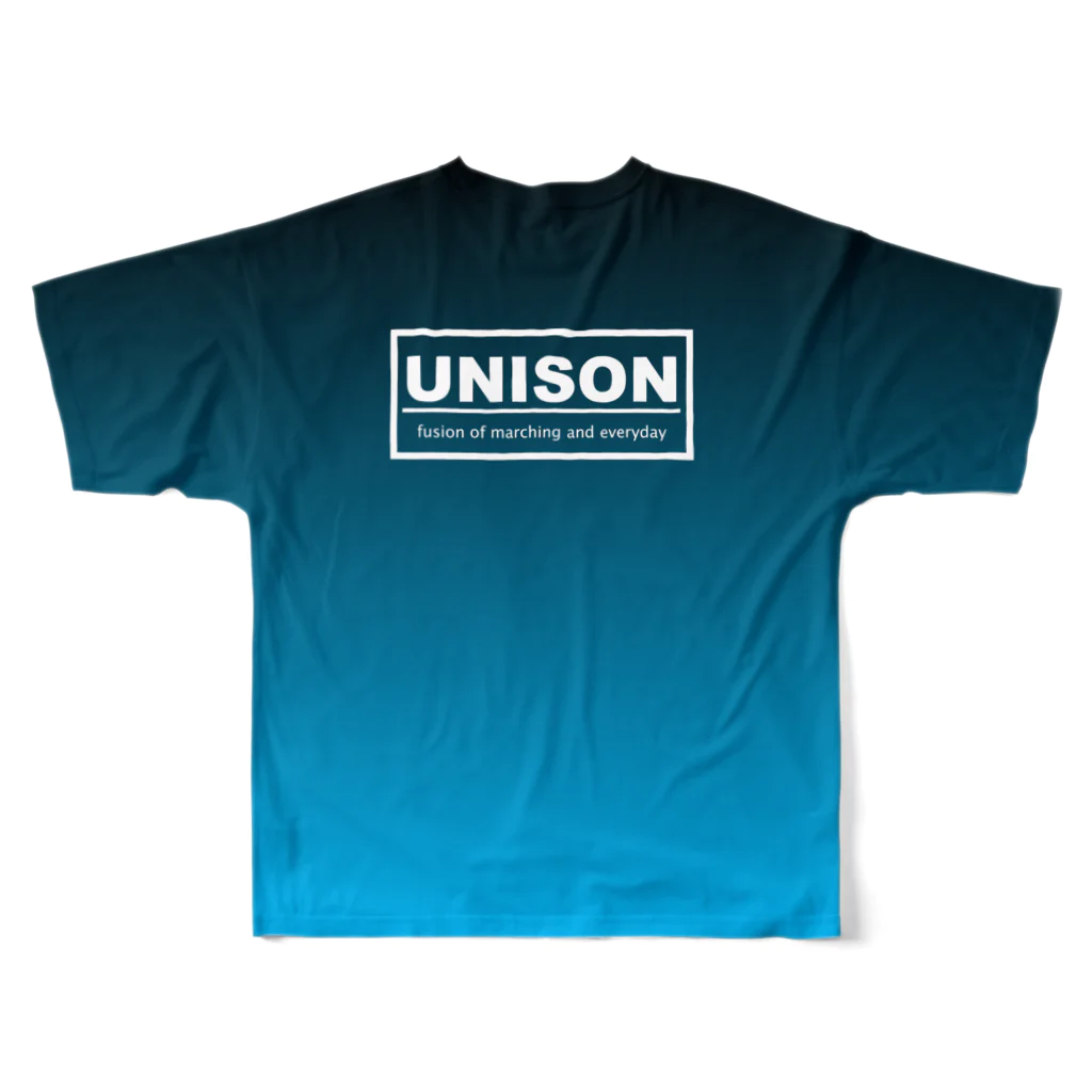 UNISONのUNISON Practice TYPE/S フルグラフィックTシャツの背面