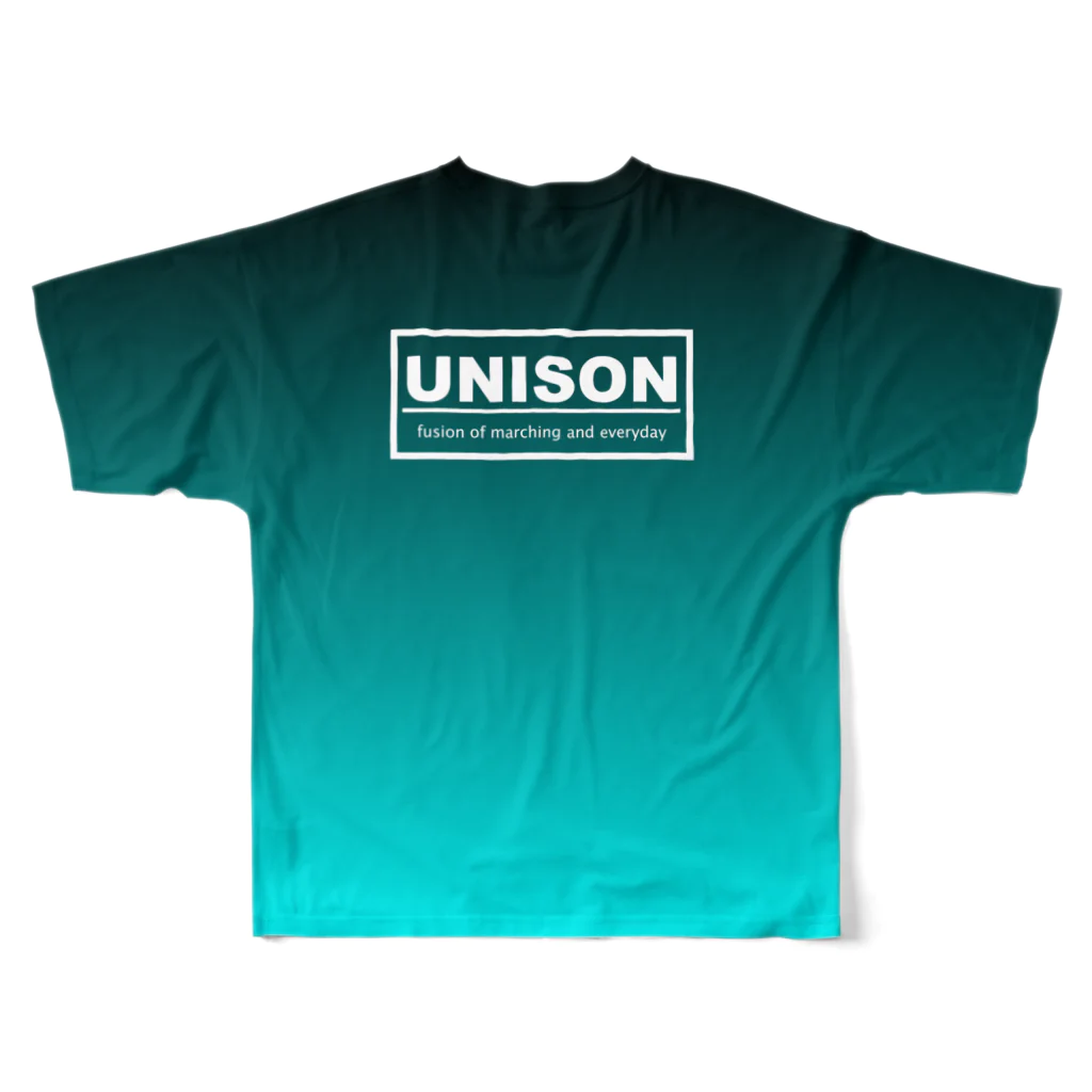 UNISONのUNISON Practice TYPE/E フルグラフィックTシャツの背面