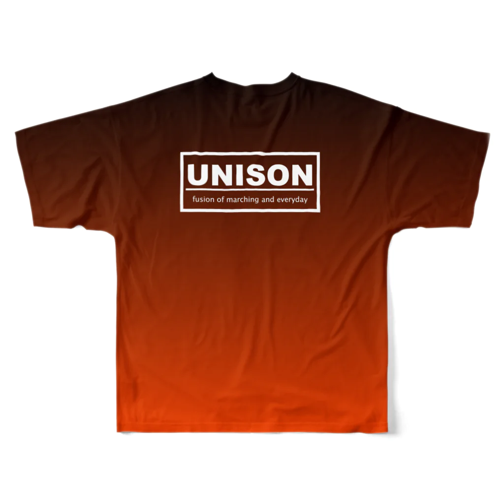 UNISONのUNISON Practice TYPE/O フルグラフィックTシャツの背面