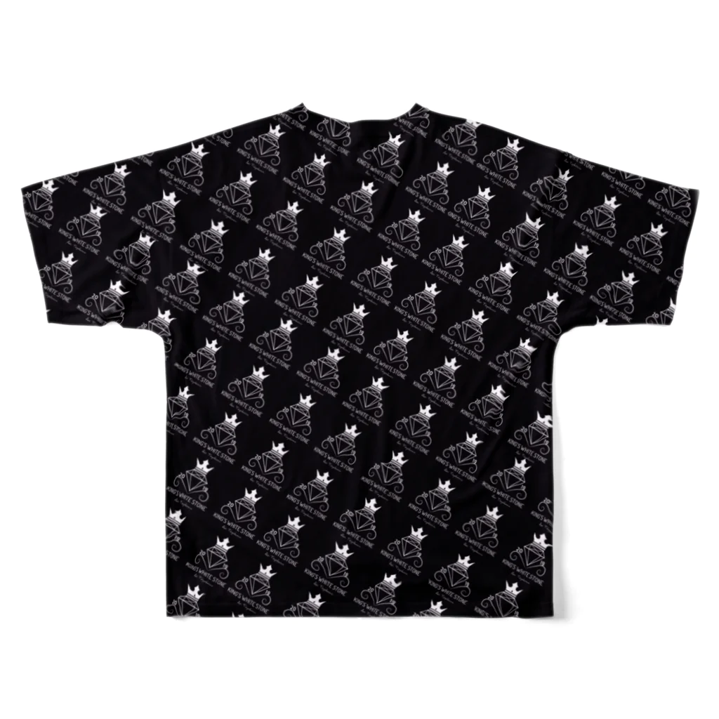 toyo's selectのaoi toyozawa New!!デザイン ブランドロゴ フルグラフィックTシャツの背面