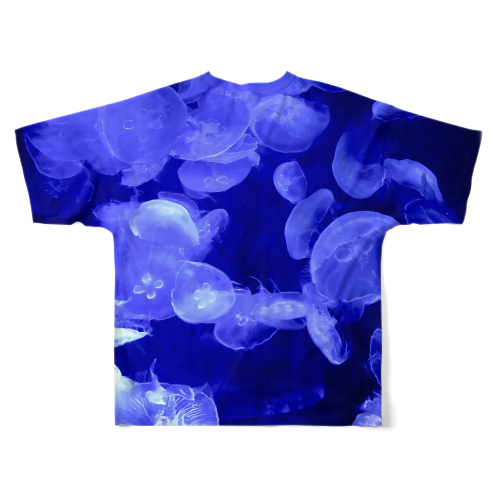 twotoneのjellyfish フルグラフィックTシャツの背面