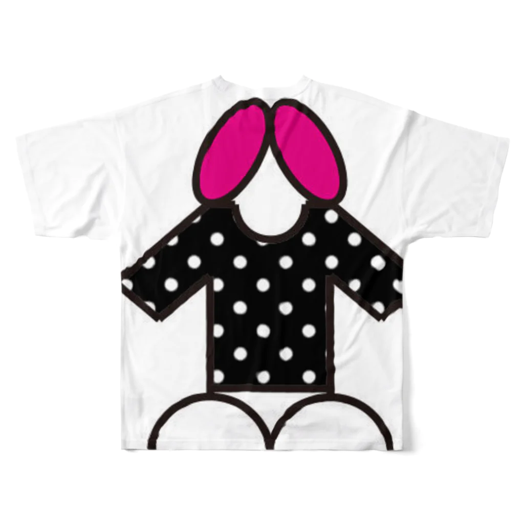 ビビン丸　＠AVモデル募集のまこぽちん！ All-Over Print T-Shirt :back