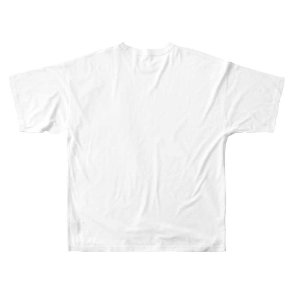 天獄堂のアイススライムチョコレートフレーバー All-Over Print T-Shirt :back