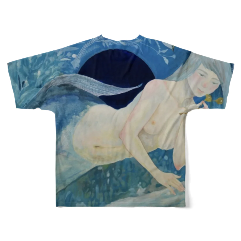 KushaMiの人魚輪廻 All-Over Print T-Shirt :back