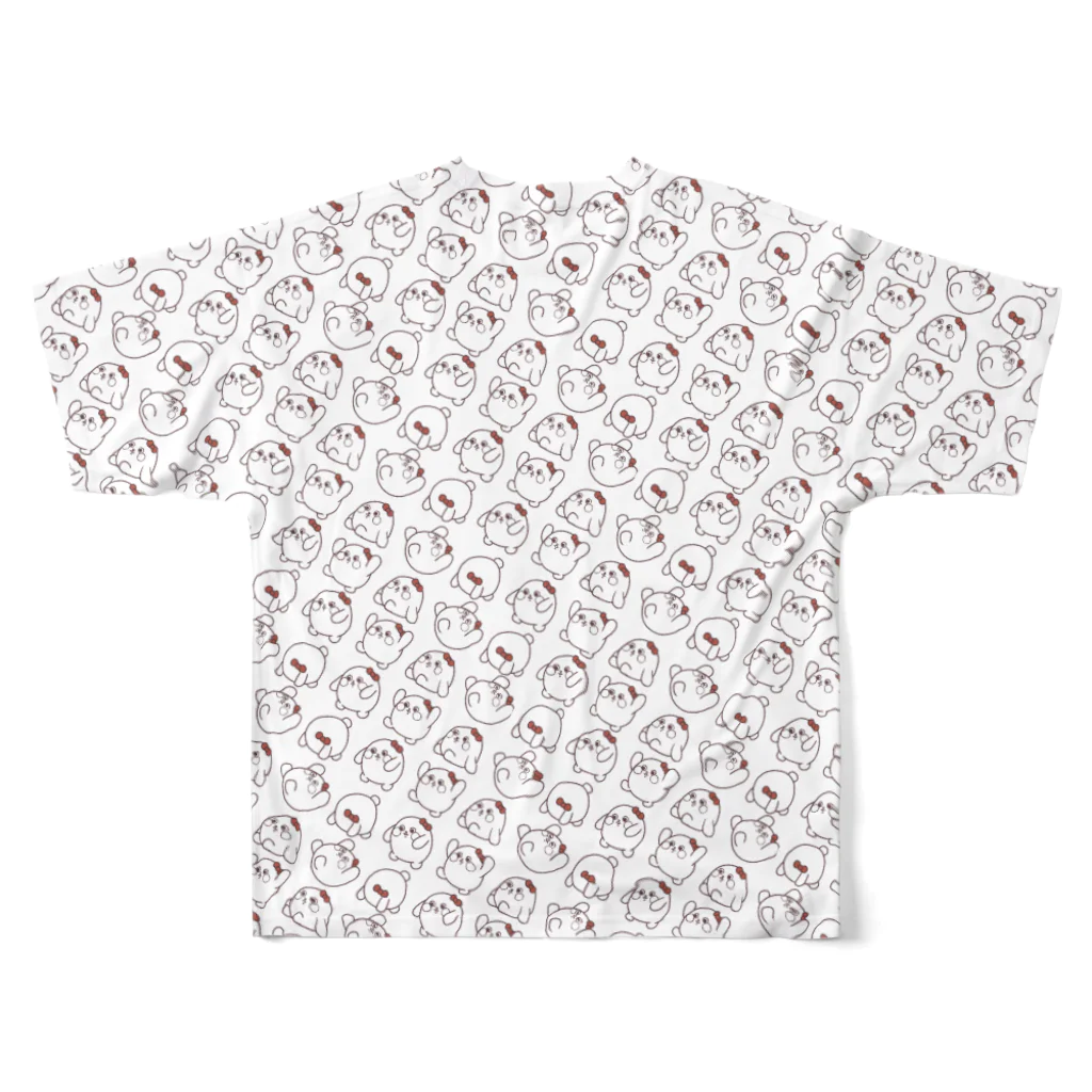 埋葬のでんぐりがえし All-Over Print T-Shirt :back