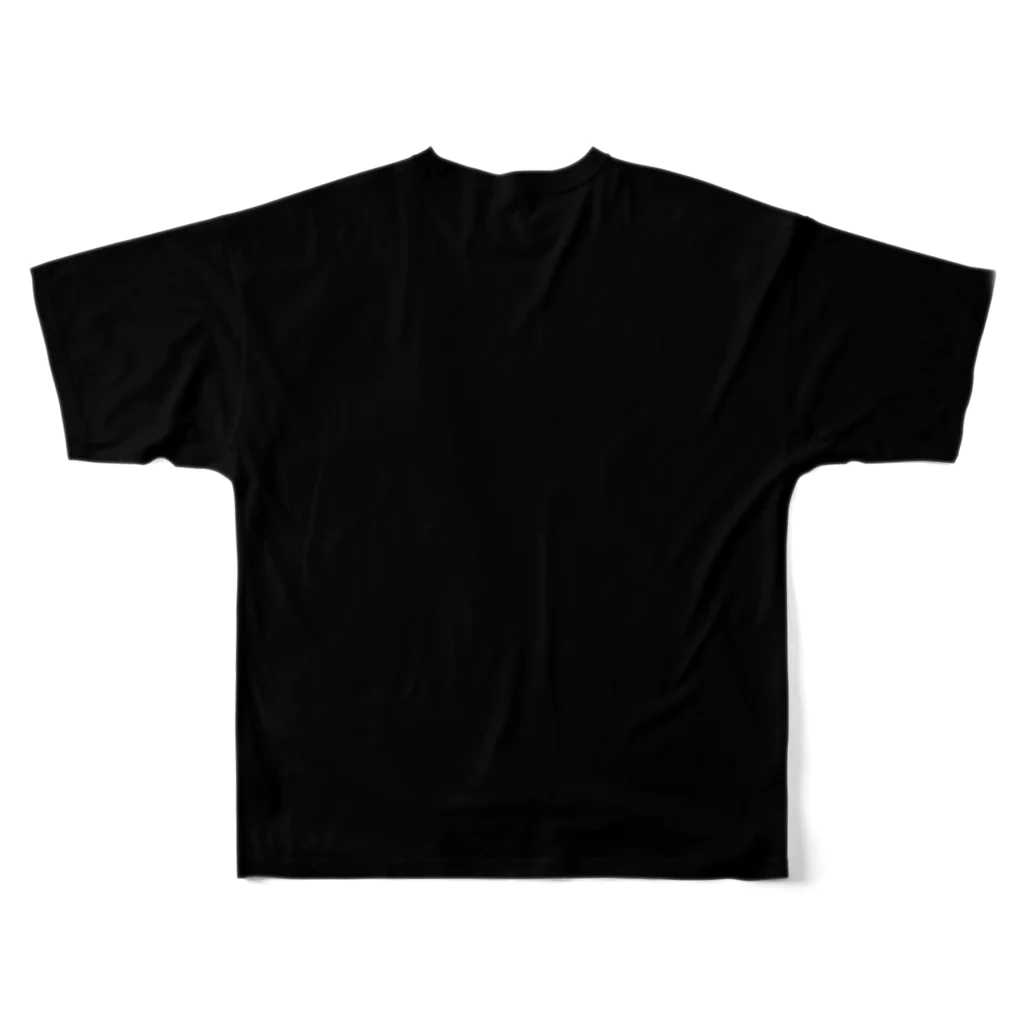 富山の釣り人のRGAＴシャツ フルグラフィックTシャツの背面