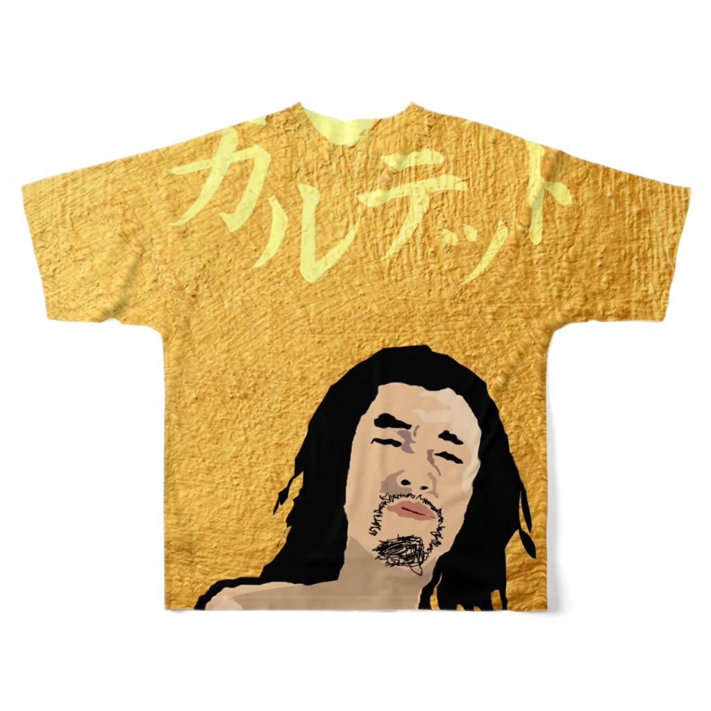 nozukiのnozuki gold フルグラフィックTシャツの背面