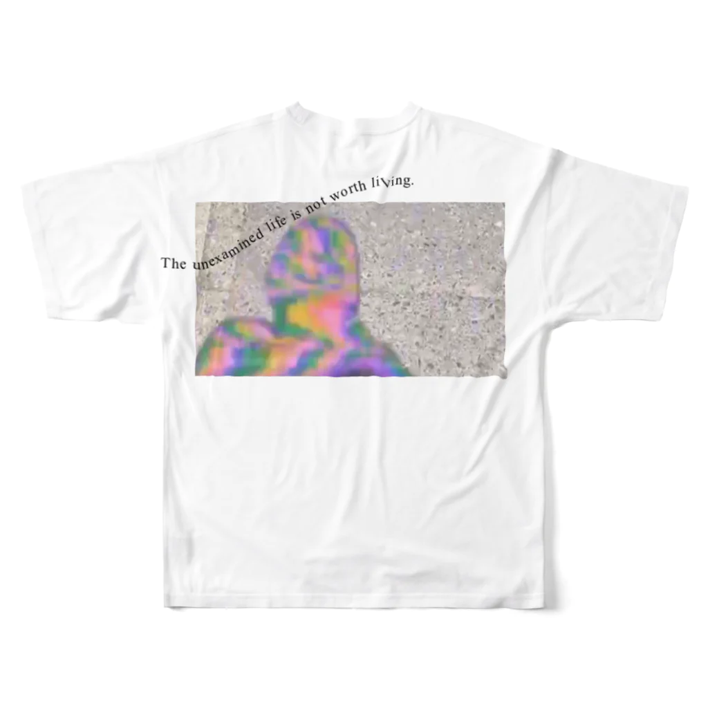 ういろう食べたいの80年代浸透中 All-Over Print T-Shirt :back