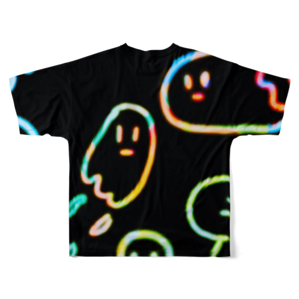 やきにくのGHOST All-Over Print T-Shirt :back