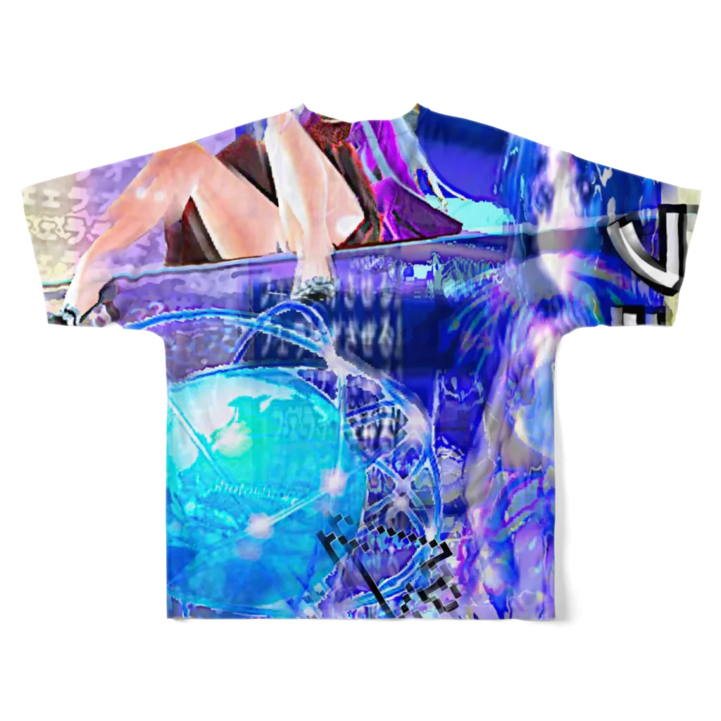 かなり無職のふえ All-Over Print T-Shirt :back