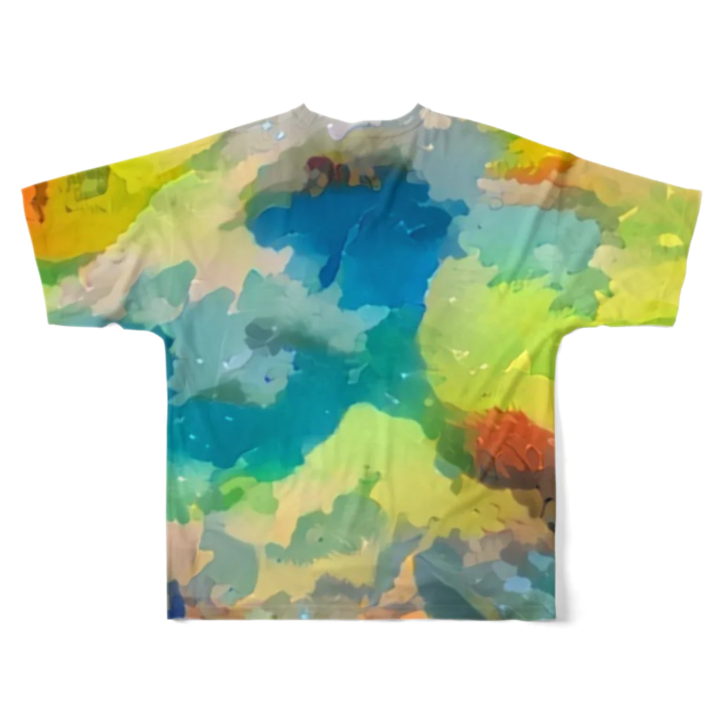 みらのCOLORS フルグラフィックTシャツの背面