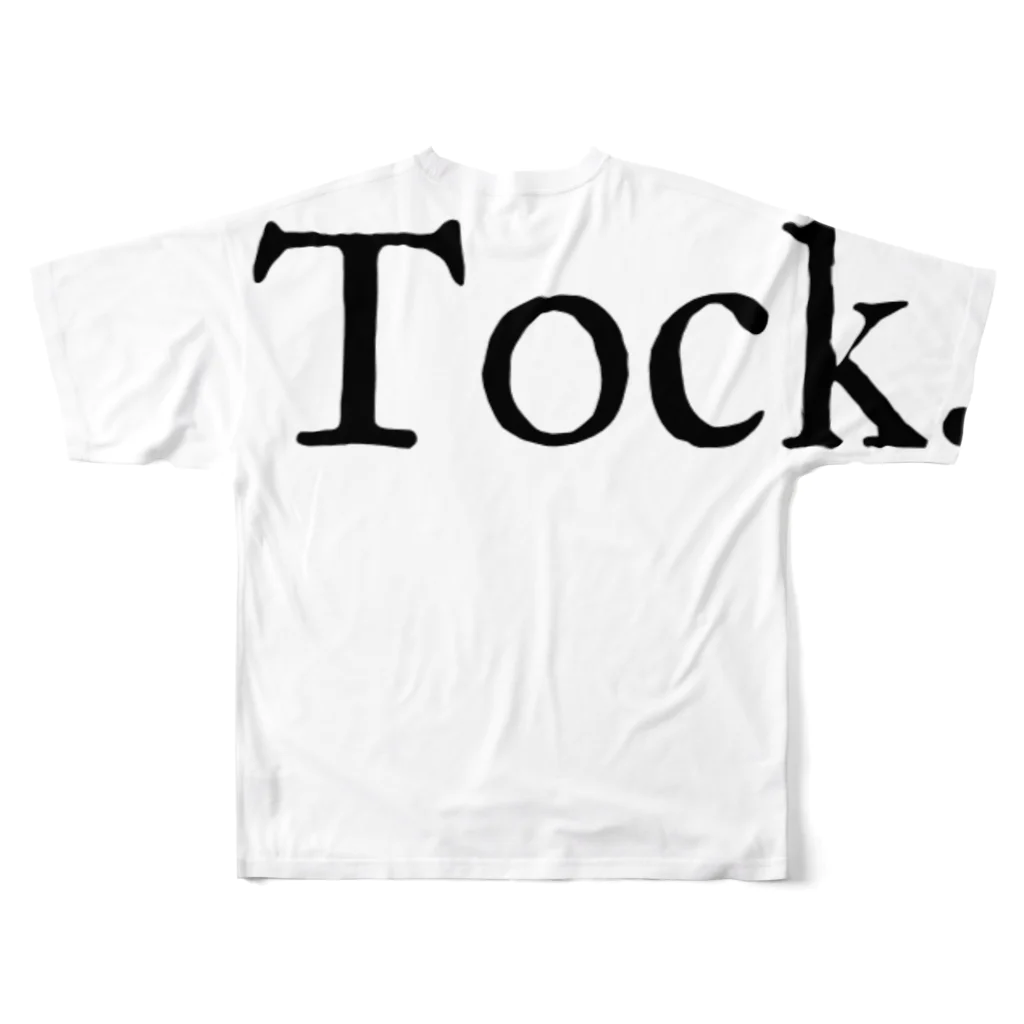 tock.のNormal shirts  フルグラフィックTシャツの背面