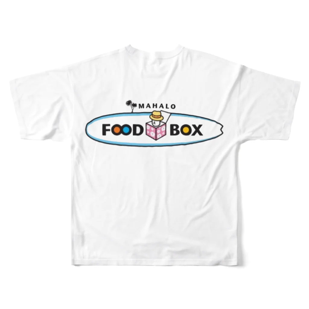 FOOD BOXのFOODBOX フルグラフィックTシャツの背面