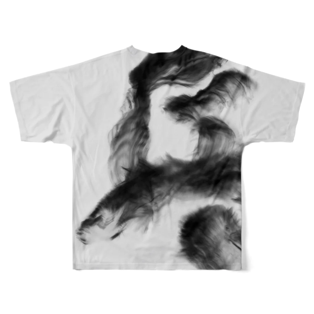 臼井鳳九の乒乓 All-Over Print T-Shirt :back
