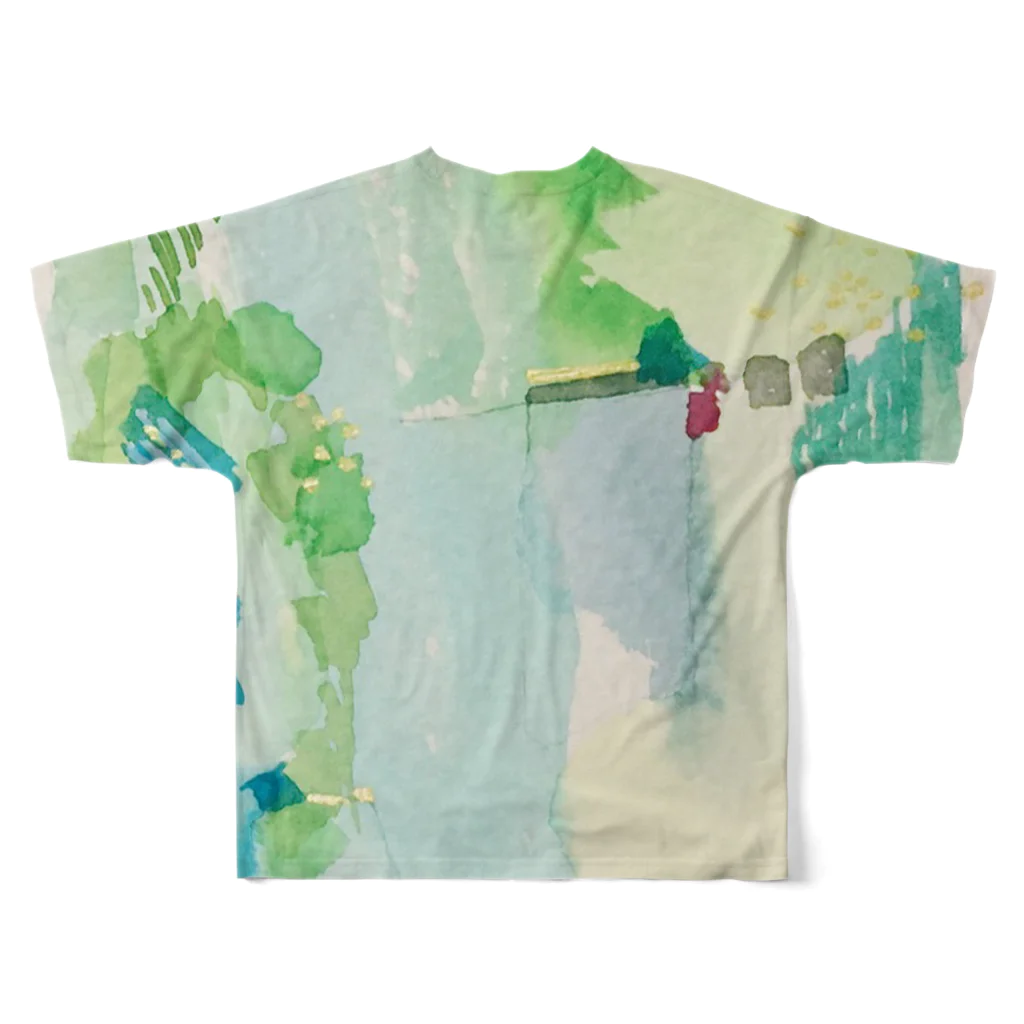 peonicのハタケ tate All-Over Print T-Shirt :back