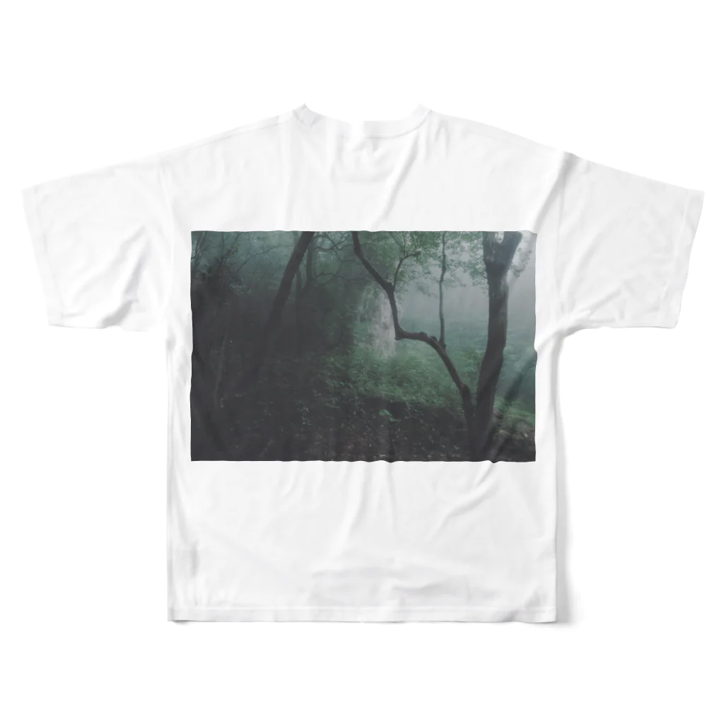 yamamizunoのyakushima フルグラフィックTシャツの背面