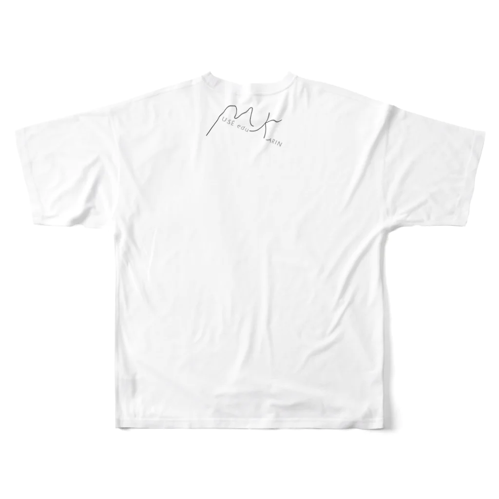 カリン・ハヤシのWater All-Over Print T-Shirt :back