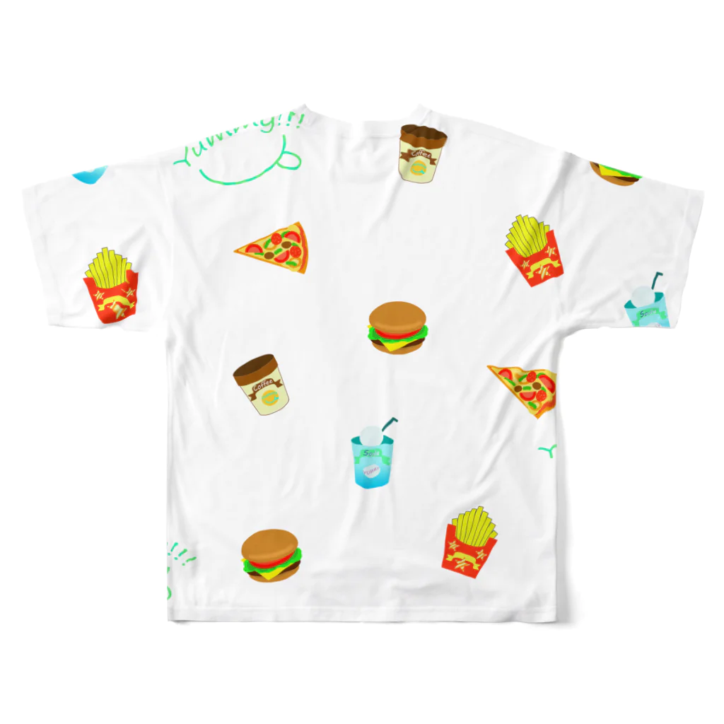 Yokokkoの店のYUMMY!!! All-Over Print T-Shirt :back