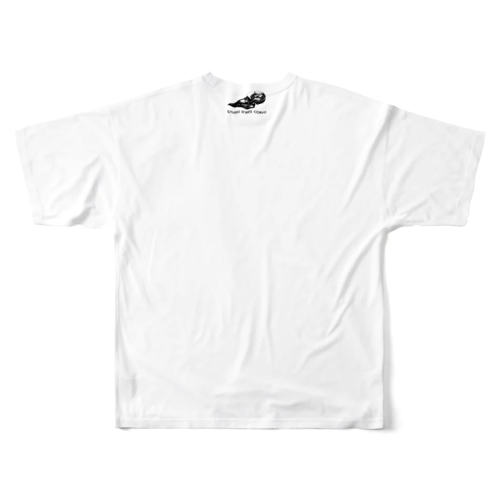 小田隆の始祖鳥2014 All-Over Print T-Shirt :back