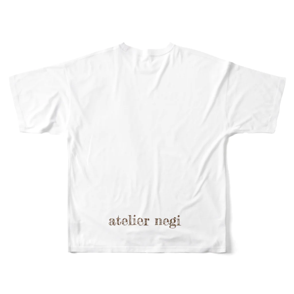 アトリエ葱の濃い！恋！鯉！ All-Over Print T-Shirt :back