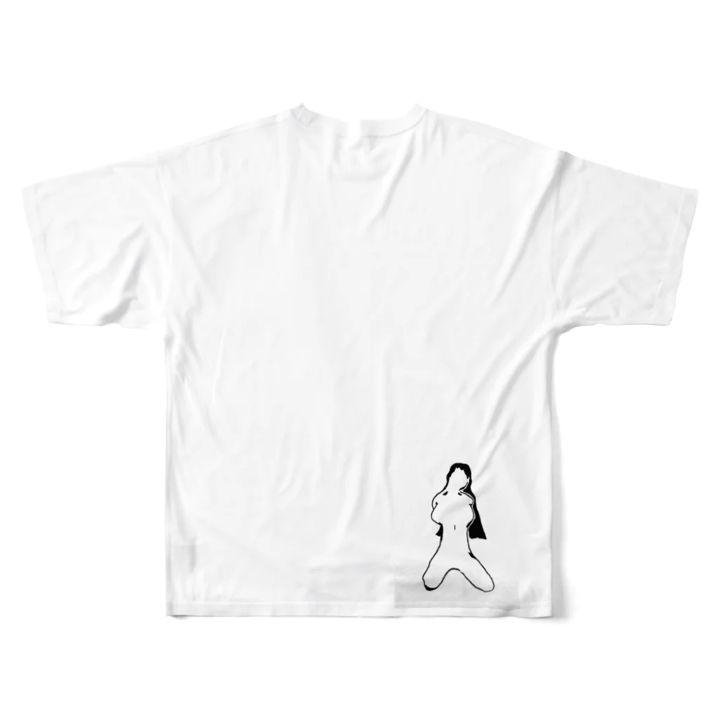 PWL-raysのPWL nadesiko#1 All-Over Print T-Shirt :back