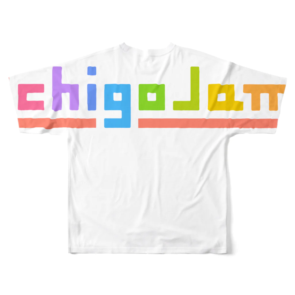 福野泰介のIchigoJamグッズ フルグラフィックTシャツの背面