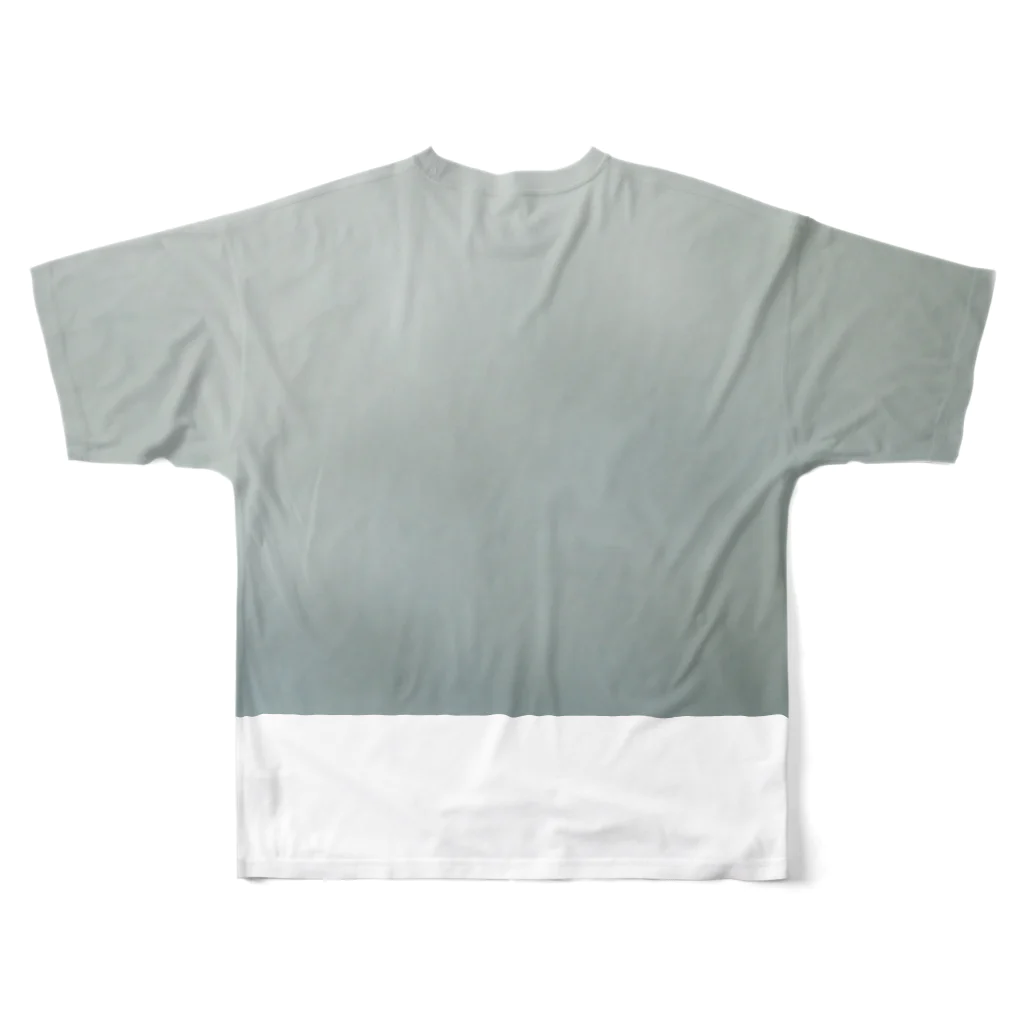 イボナッツのCloudy Day All-Over Print T-Shirt :back