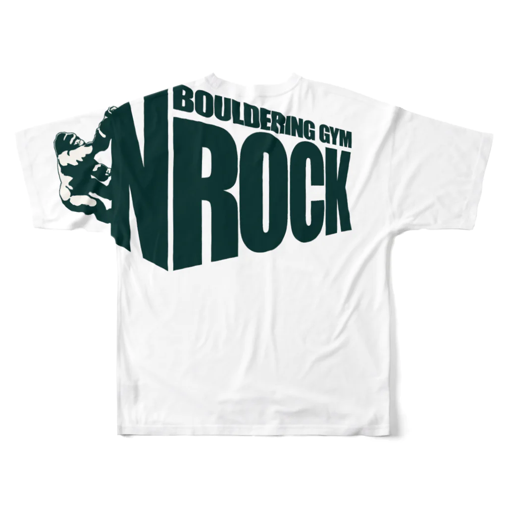 ボルダリングジム エヌロックのエヌロック ゴリT2 フルグラフィックTシャツの背面