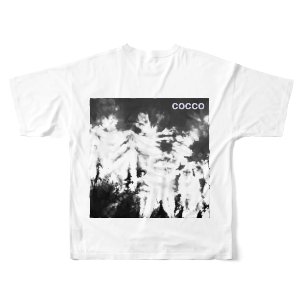 こっこさんのお店のCOCCO A2 フルグラフィックTシャツの背面