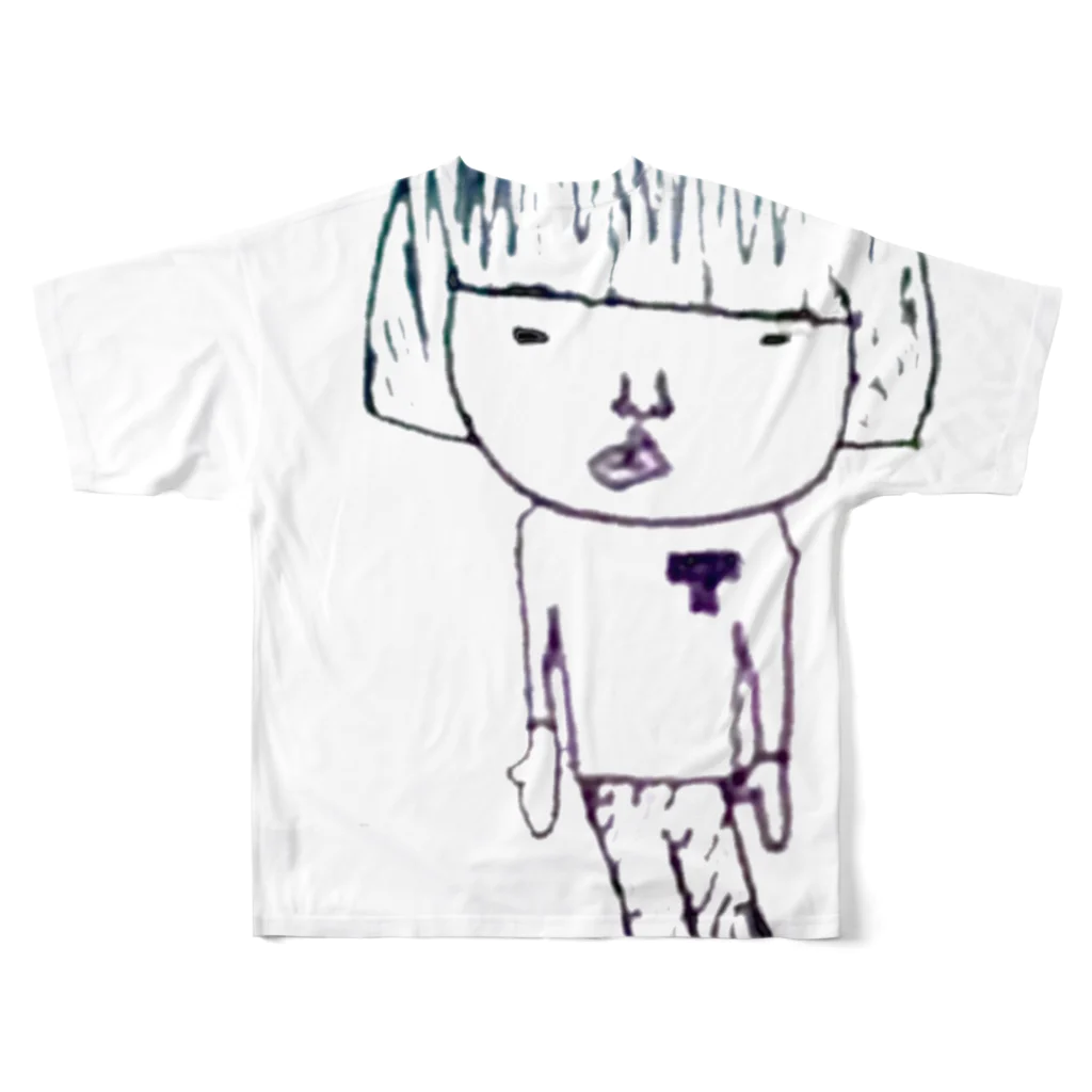 tatsumi.wのわたなべさん All-Over Print T-Shirt :back
