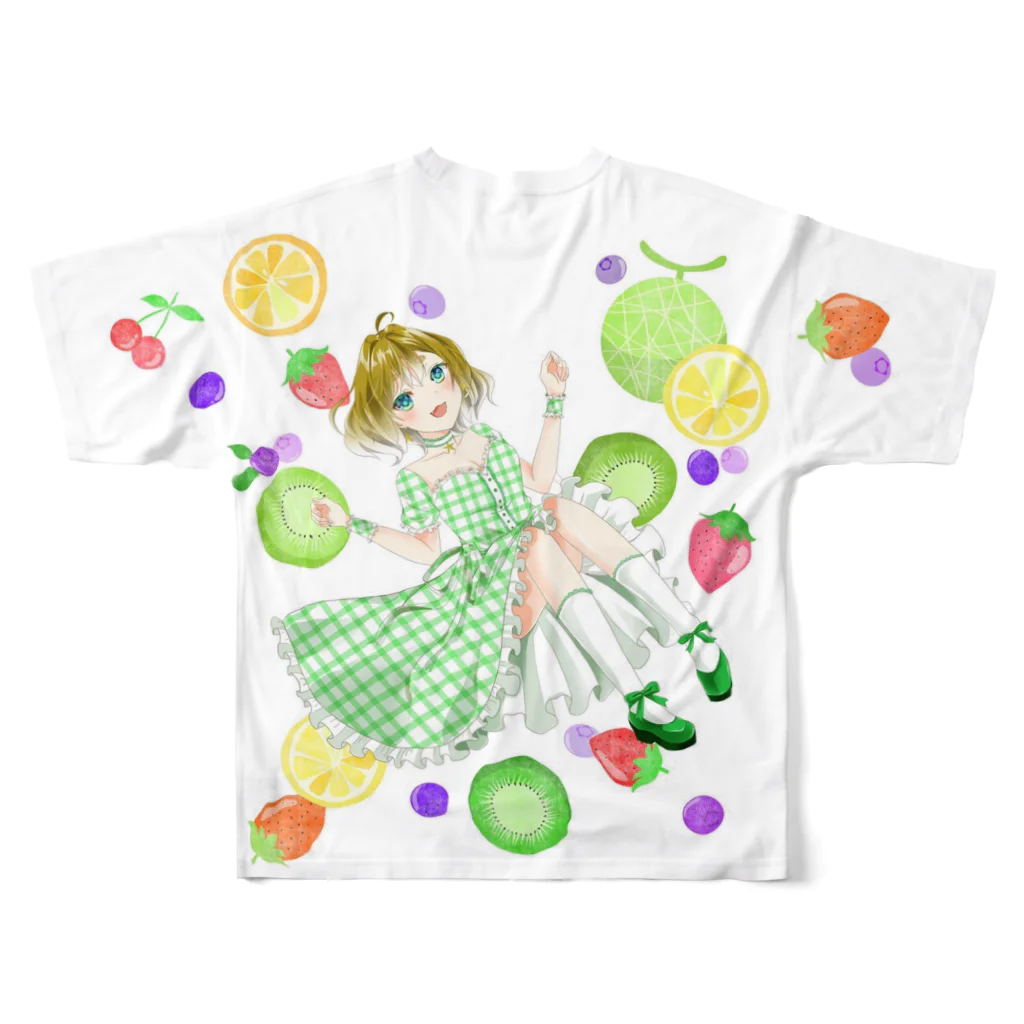 STARS池袋の池袋1周年記念Tシャツ① All-Over Print T-Shirt :back