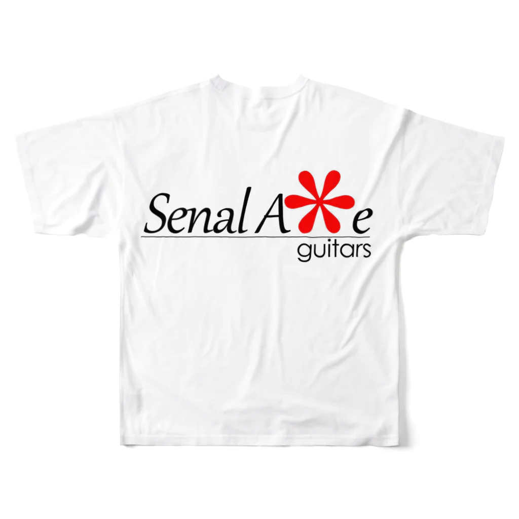 御散歩のSenal Axe Guitars フルグラフィックTシャツの背面