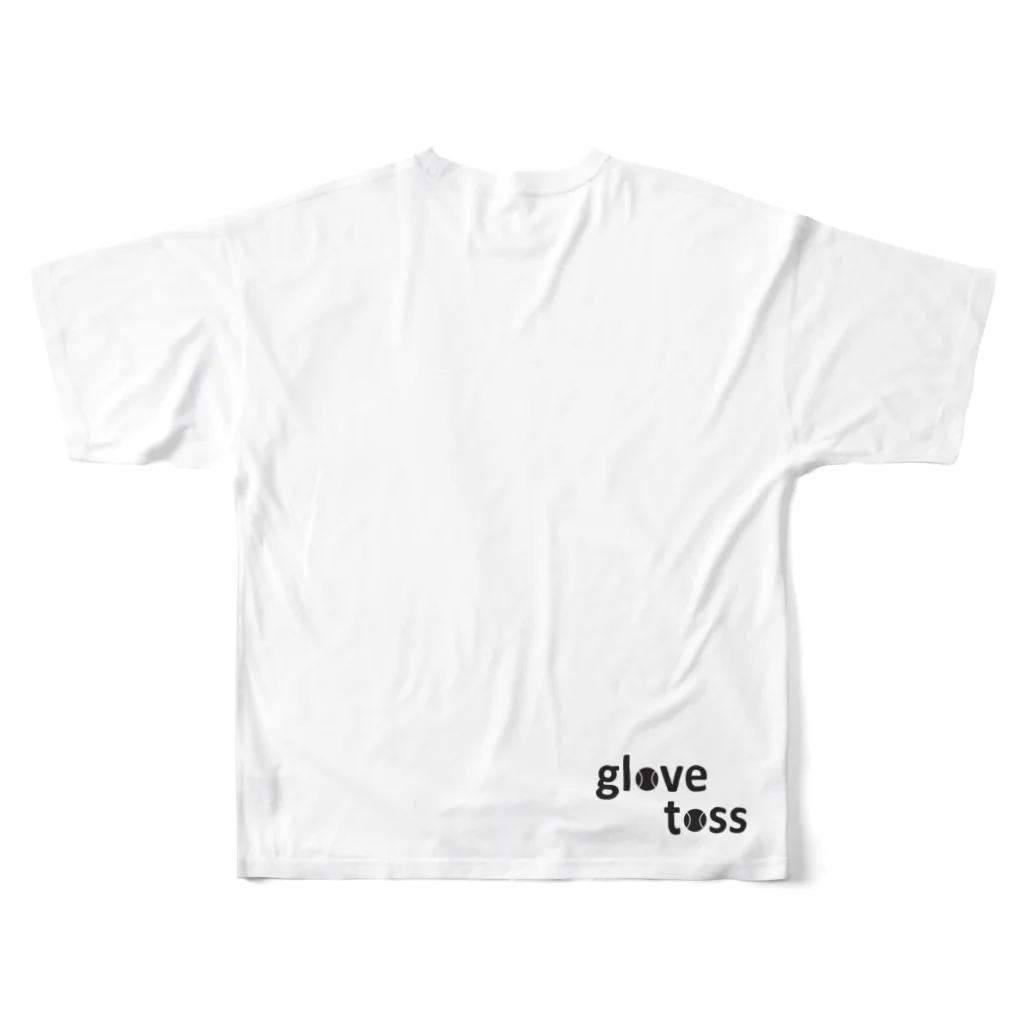 glovetossのglovetoss裏公式 フルグラフィックTシャツの背面