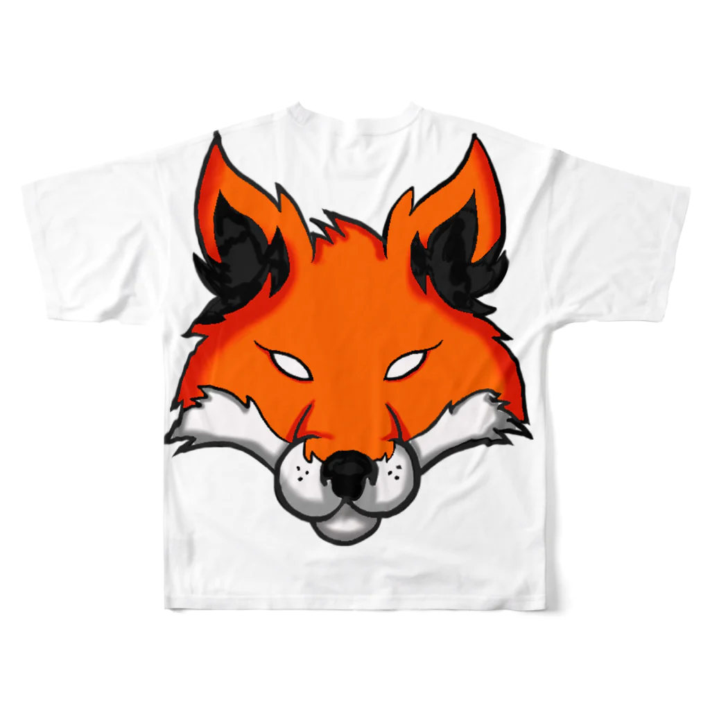 Peace of the 4:20のFOX All-Over Print T-Shirt :back