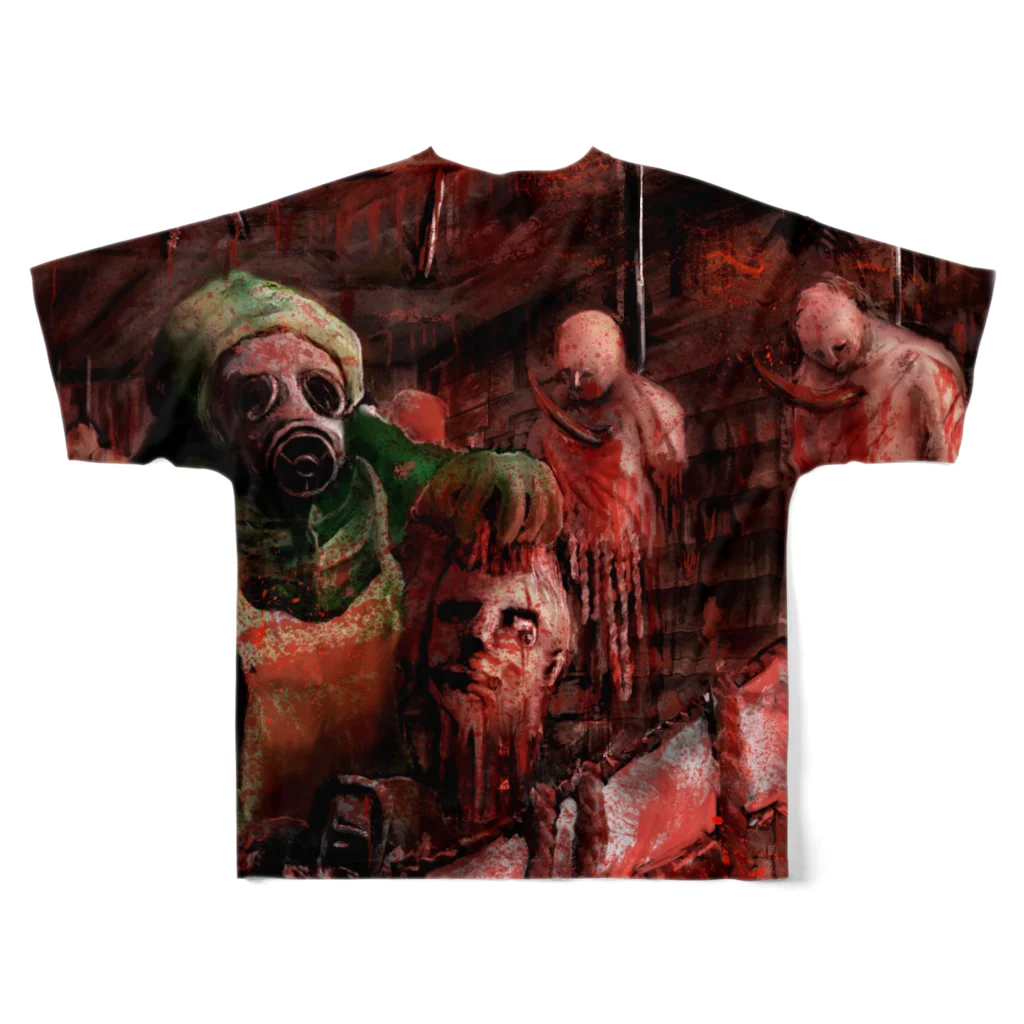 Agony of Torture🇯🇵のBangungot Sa Dilim - フルグラフィックTシャツ フルグラフィックTシャツの背面