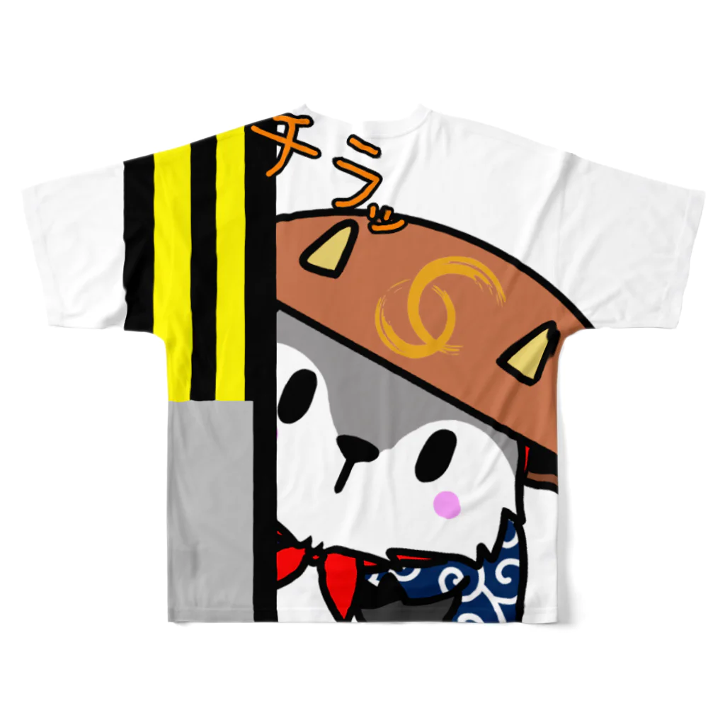 あきんどのあきんどくんTシャツ（背面ver） All-Over Print T-Shirt :back