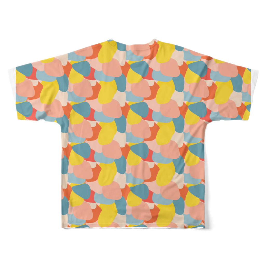 yugoro5のからふるもよう All-Over Print T-Shirt :back