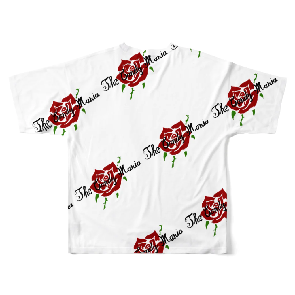 THE CANDY MARIAのFull Rose フルグラフィックTシャツの背面