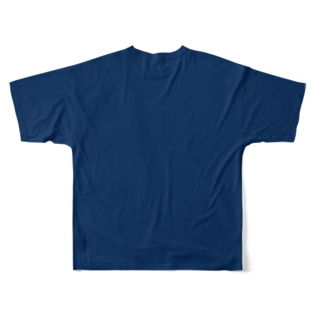OJIKのフルグラ☆アオリイカ【NV】 All-Over Print T-Shirt :back