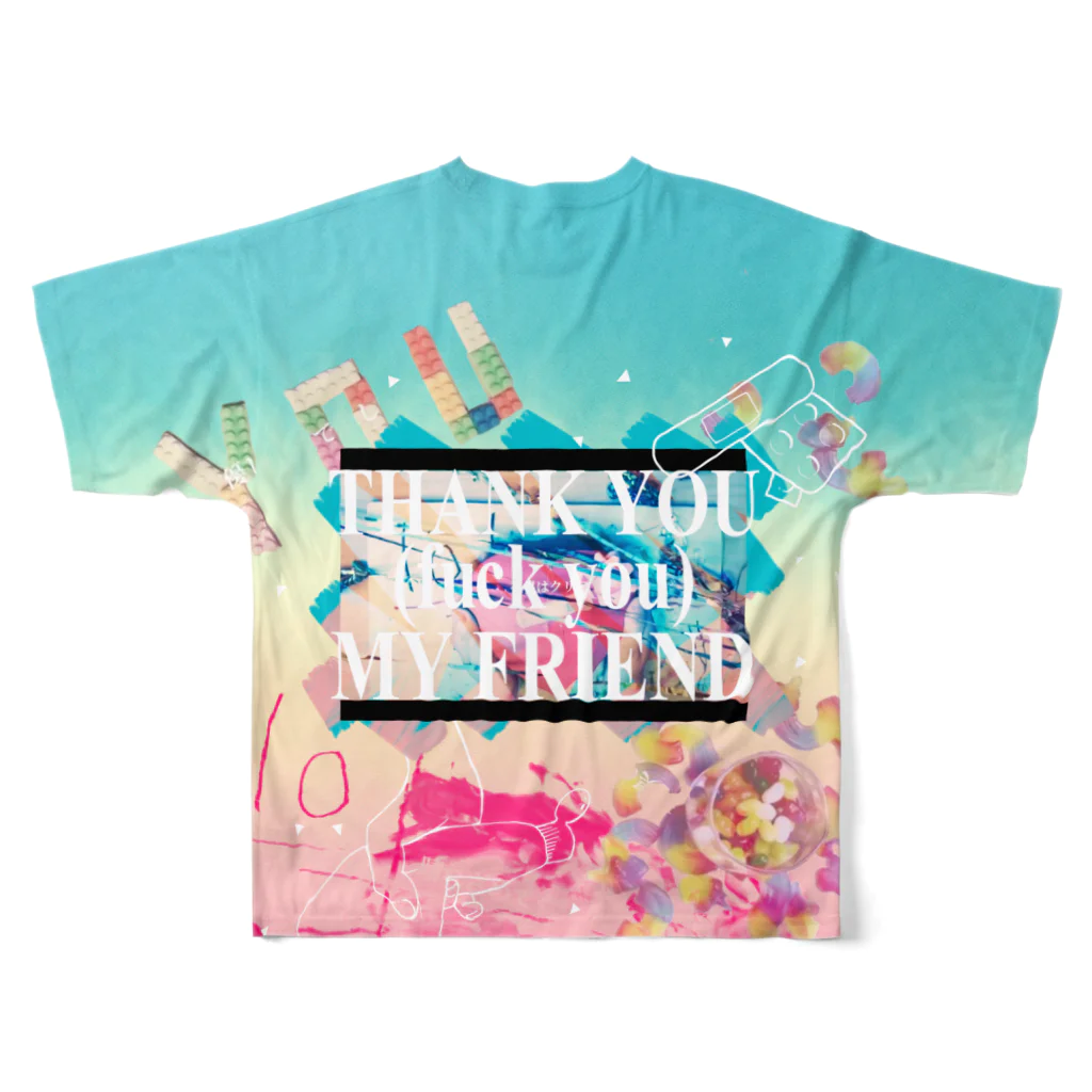 m_matsurikaの視界はクリア All-Over Print T-Shirt :back