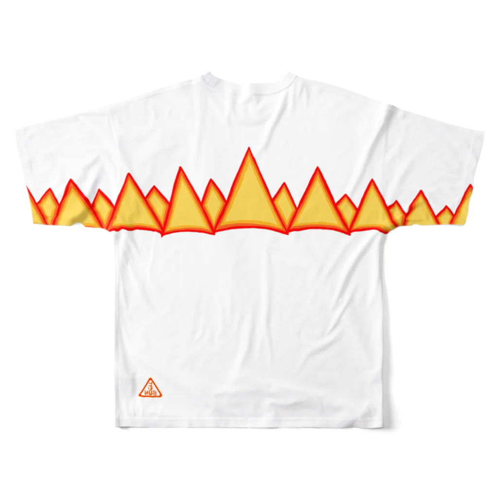 ともSUNショップのともSUN フレア(両面) All-Over Print T-Shirt :back