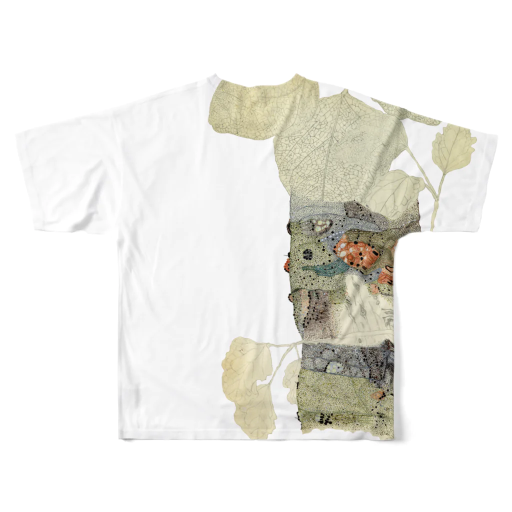 suzuko.momoyamaの表裏　トビモン腹部 All-Over Print T-Shirt :back