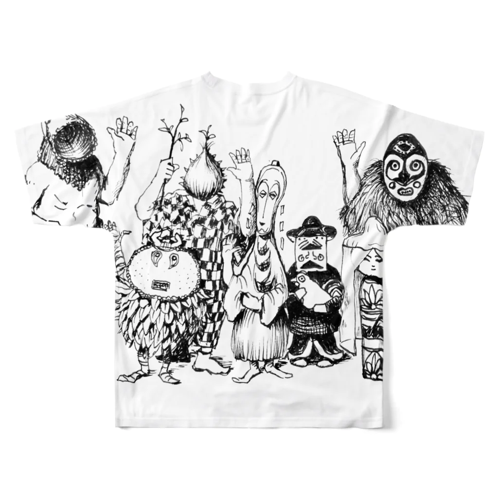 Kokuzoのウルシオールスターズとミヤコの人々 All-Over Print T-Shirt :back