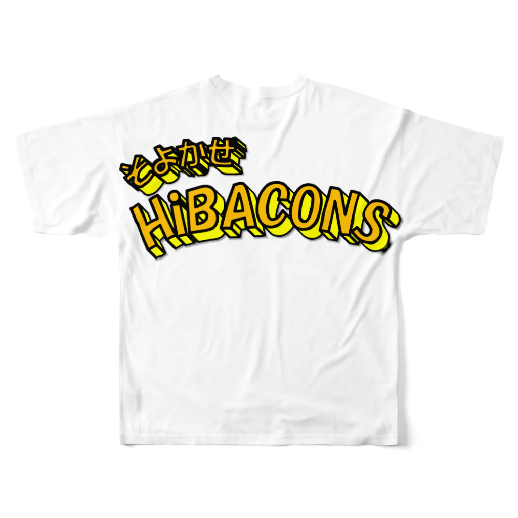 身長報告会〜Height Briefing Session〜のそよかぜ HiBACONS フルグラフィックTシャツの背面