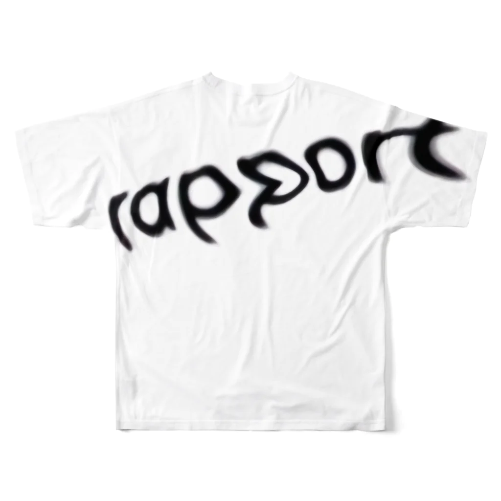 rapport-Plusのラポールプラス フルグラフィックTシャツの背面