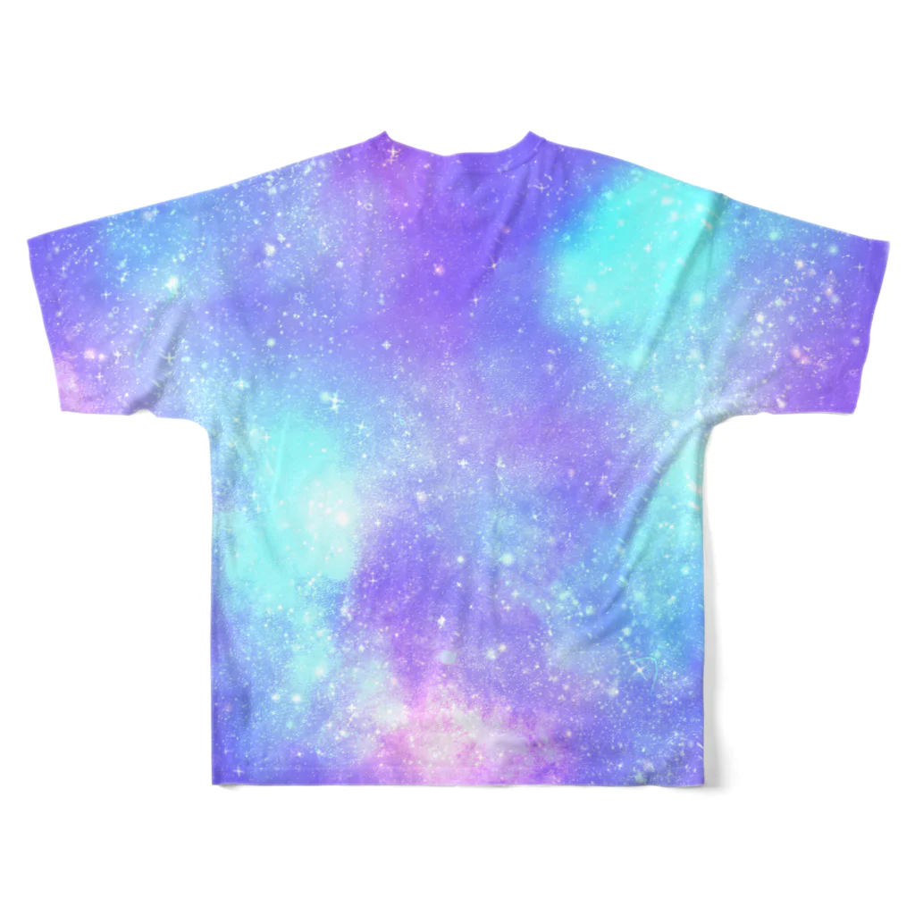 ぽめもものギャラクシー宇宙 All-Over Print T-Shirt :back