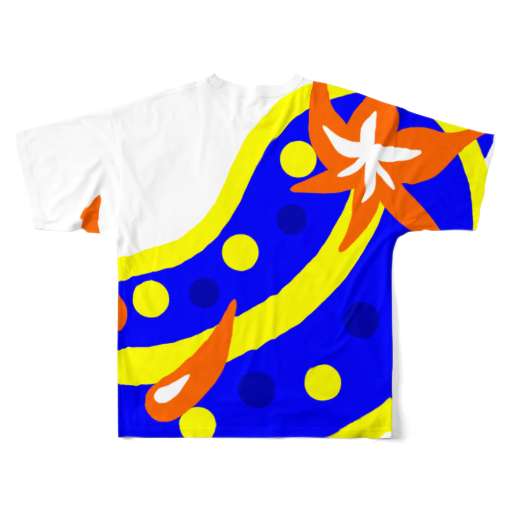 tomokoのアオウミウシ フルグラフィックTシャツの背面