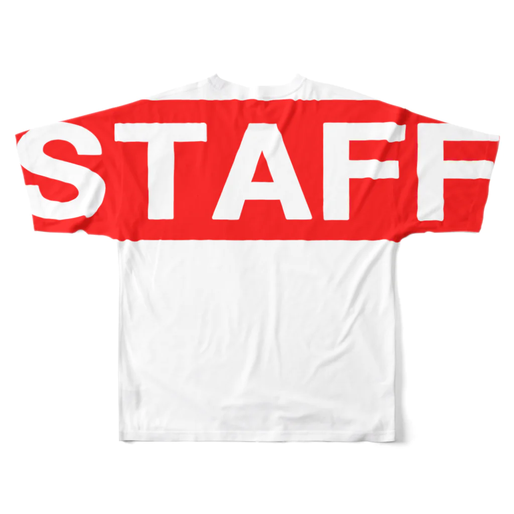 AAAstarsのSTAFF　ー両面ﾌﾟﾘﾝﾄ フルグラフィックTシャツの背面