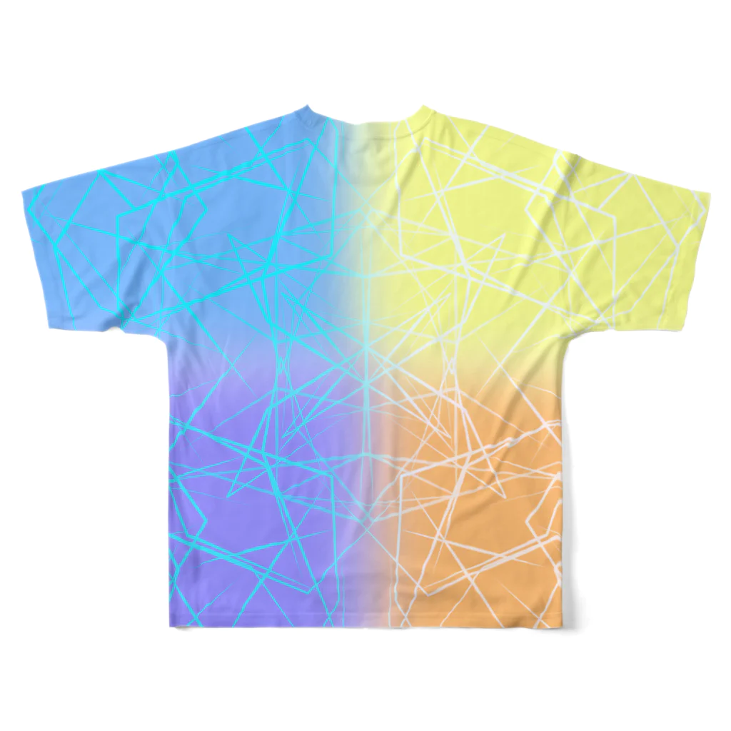 ひはせの幾何学的な All-Over Print T-Shirt :back