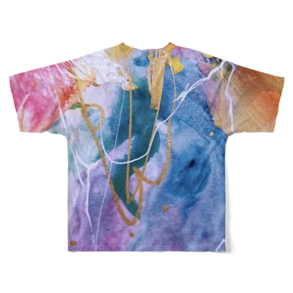 lalasandiegoのpalette.2(横ver.) All-Over Print T-Shirt :back